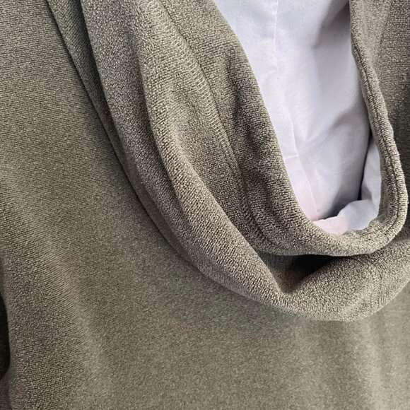 Mountain Equipment Co-Op. Hooded Sweater. Olive Green. Size L (Fits M). Womens - Picture 5 of 6